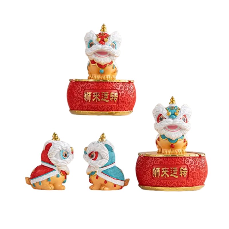 Lion Dancing Ornaments